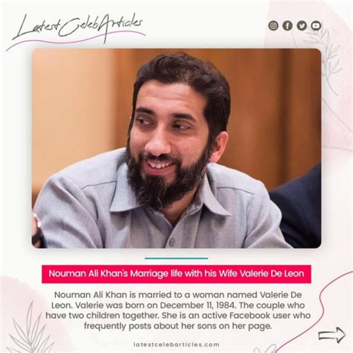 Nouman Ali Khan's Wife: Valerie De Leon - A Deep Dive into Their Life Together