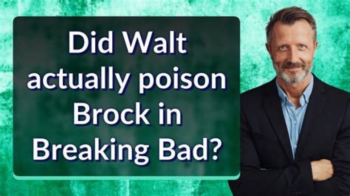 When Did Walt Poison Brock? Unraveling the Dark Twists of "Breaking Bad"
